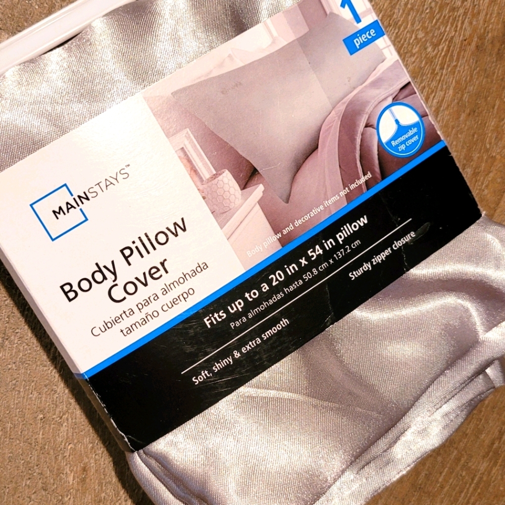 Satin Body Pillow Cover